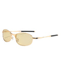 Metal Oval Frame Polarized Sunglasses - DippedShop Wholesale - #8003