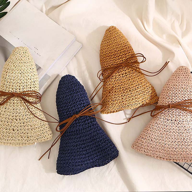 Wide Brim Straw Hat - DippedShop Wholesale - #2499