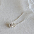 Gold Plated CZ Chain Necklace - DippedShop Wholesale - #9427