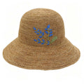 Handmade Flower Embroidery Straw Hat - DippedShop Wholesale - #4531