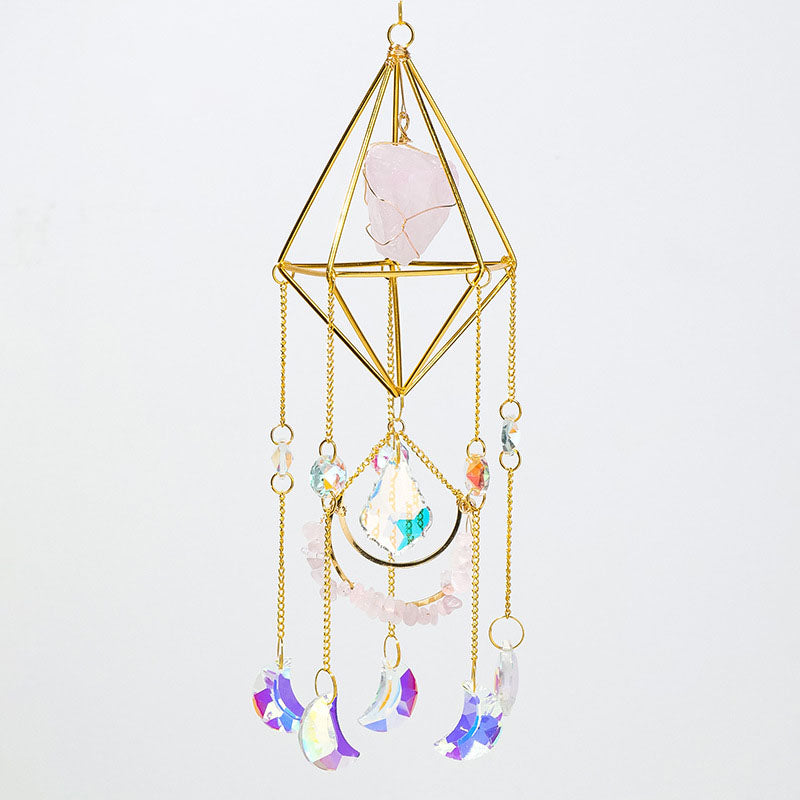 Crystal Geometric Suncatcher - DippedShop Wholesale - #1571