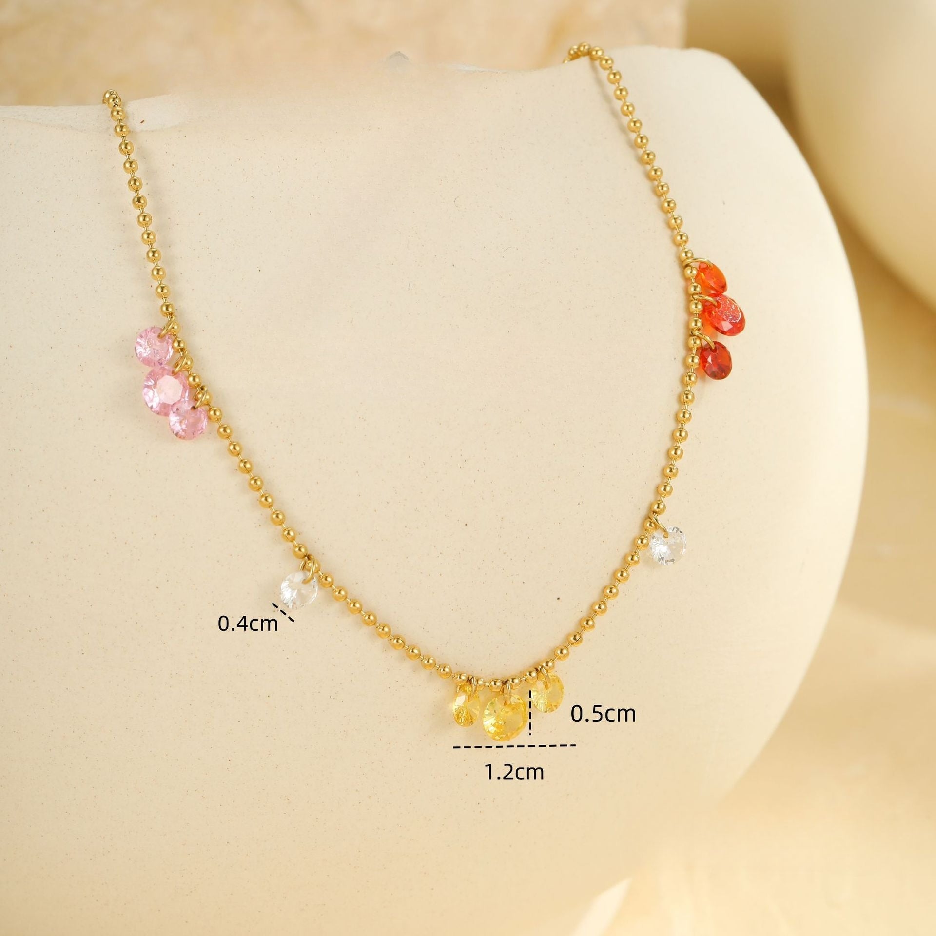 Stylish Multi Color Rhinestone - DippedShop Wholesale - #0915