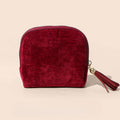 Solid Color Square Shape Tassel Jewelry Organizer Bag 8CW6BOB296L