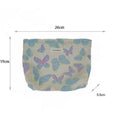 Butterfly Embossed Portable Travel Coametic Bag MK2BW6W10BOB405