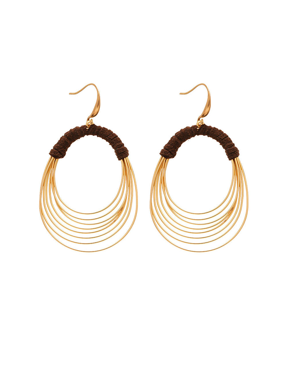 Personalized Fabric Hoop Earrings - DippedShop Wholesale - #0051