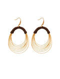 Personalized Fabric Hoop Earrings - DippedShop Wholesale - #0051
