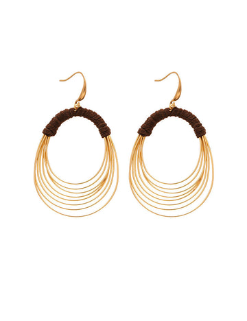 Personalized Fabric Hoop Earrings - DippedShop Wholesale - #0051