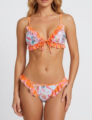 Sexy Ruffled Flower Bikini - DippedShop Wholesale - #2787