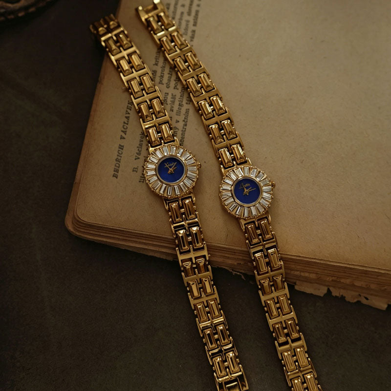 Vintage Gold Quartz Watch - DippedShop Wholesale - #4979