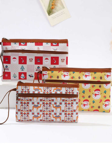 Simple Portable Christmas PU Storage Bag DP25H504