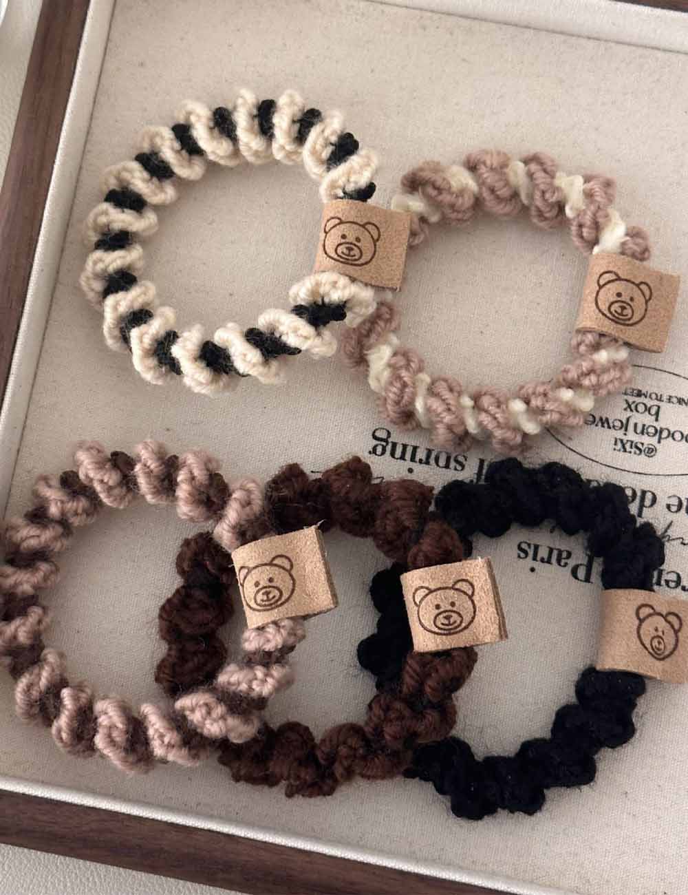Woven Elastic Hair Tie - DippedShop Wholesale - #5843