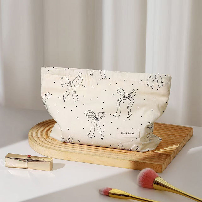 Pok Dolt Bow Simple Cosmetic Bag MK2BW6W10BOB420