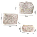 Quilted Floral Storage Bag - DippedShop Wholesale - #4531