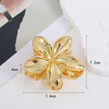 Fashion Gold Plated Plumeria Flower Hair Clip MK2MBEP6W6HCP368
