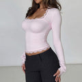 Elegant Lace Trim Top - DippedShop Wholesale - #8195
