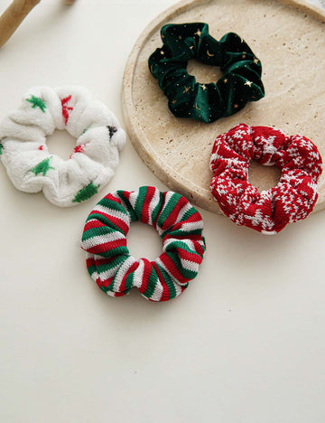Christmas Hair Accessories Velvet Elastic Hair Tie DP25G605