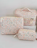 Flower Print Makeup Bag - DippedShop Wholesale - #9347