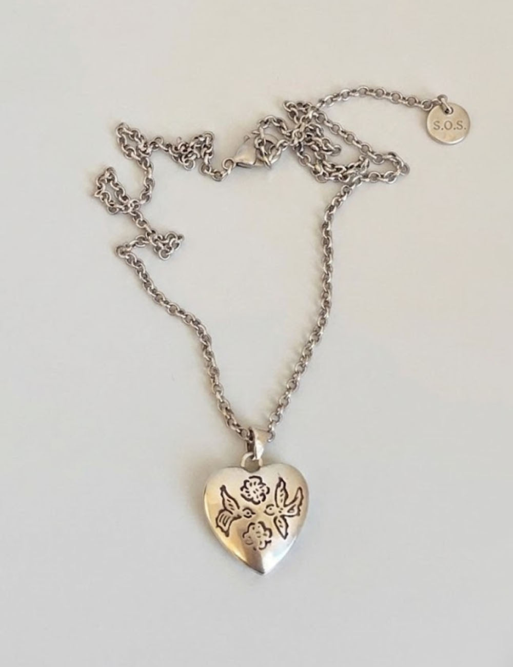 Vintage Heart Pendant Necklace - DippedShop Wholesale - #1347