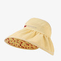 Casual Reversible Embroidery Wide Brim Sun Hat 8BK6HAT168T