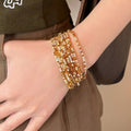 Boho Flower Multi-Layer Beaded - DippedShop Wholesale - #6323