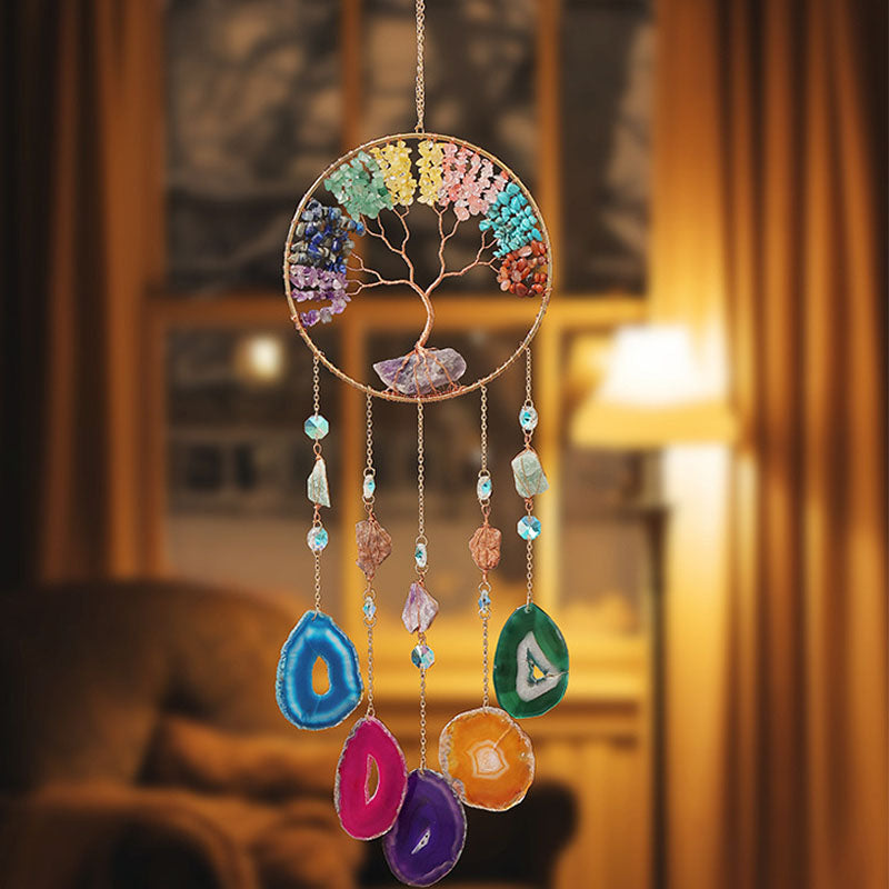 Crystal Tree of Life Suncatcher - DippedShop Wholesale - #6003