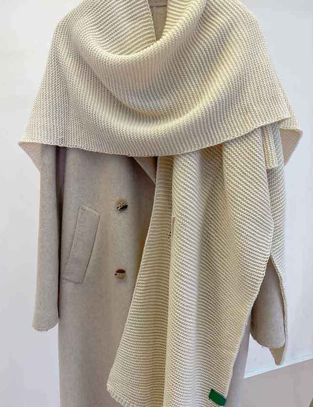 Winter Solid Color Soft Thick Cape Scarf DP25G598