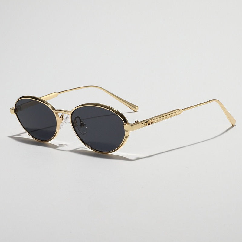 Vintage Metal Round Sunglasses - DippedShop Wholesale - #2179