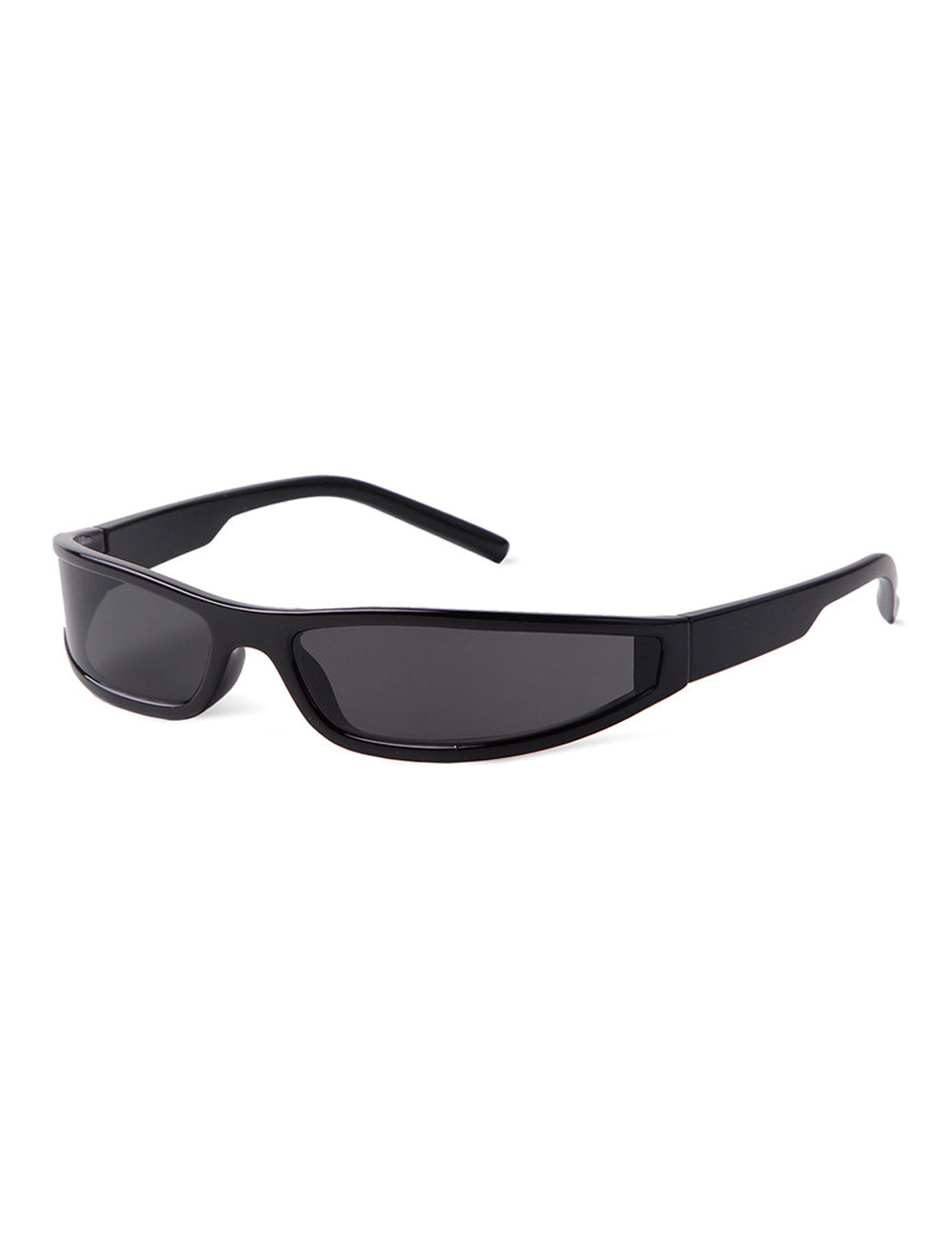 Trendy Small Narrow Frame Futuristic Sunglasses DP25D963