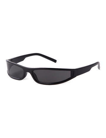 Trendy Small Narrow Frame Futuristic Sunglasses DP25D963