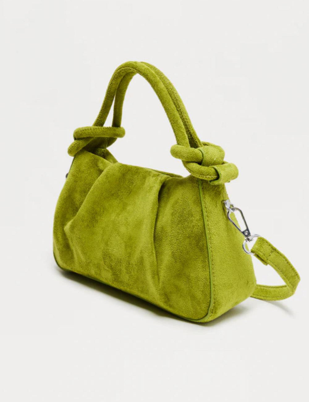 Faux Suede Knot Handle Handbag ZDFNA3501