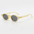 Retro Oval Frame Sunglasses - DippedShop Wholesale - #2371