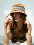 Color Block Striped Knit Hat - DippedShop Wholesale - #1043