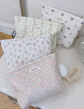Floral Quilted Makeup Bag - DippedShop Wholesale - #4419