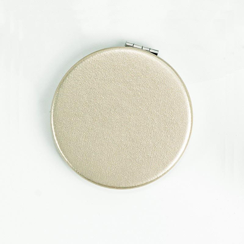 Mini Foldable PU Leather Mirror - DippedShop Wholesale - #5379