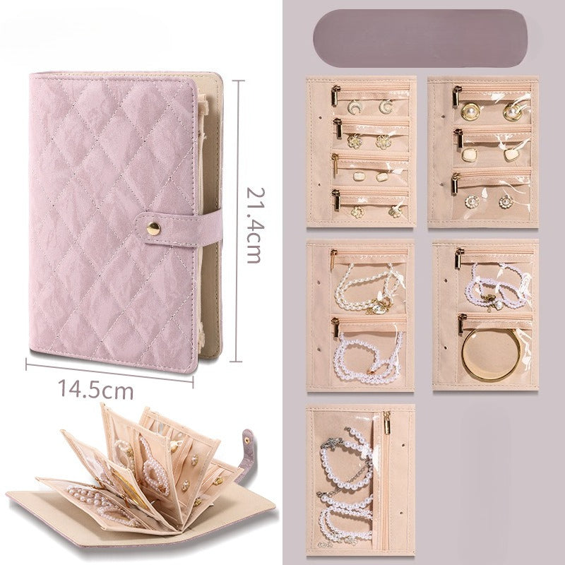 Multi Color Butterfly Jacquard Jewelry Organizer Bag 8CW6BOB356L