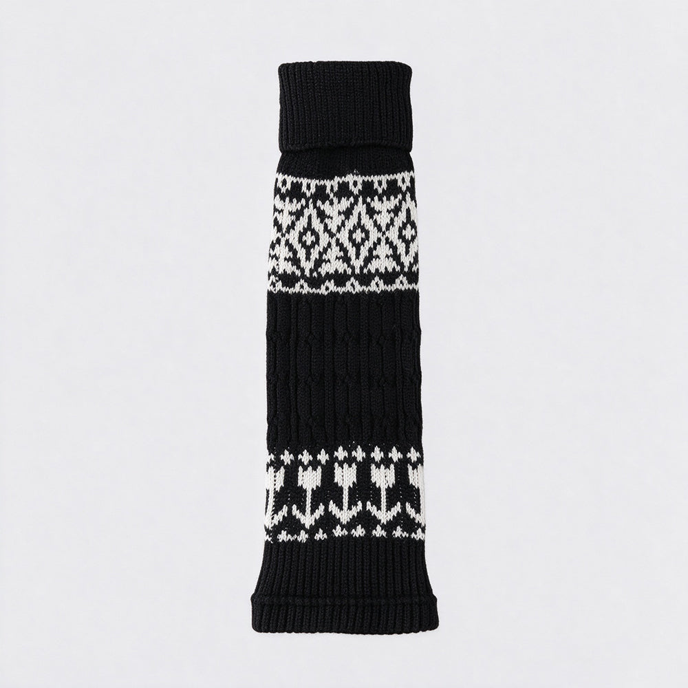Fair Isle Leg Warmers - DippedShop Wholesale - #1155