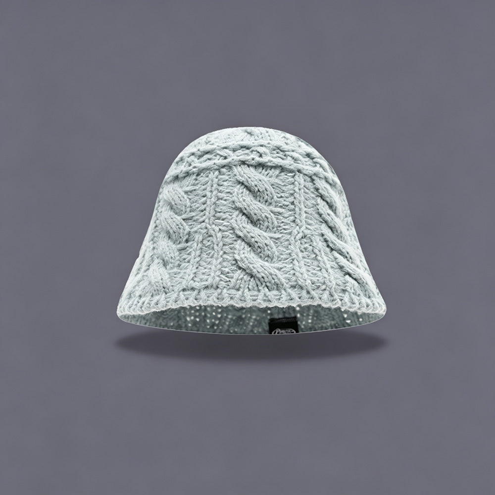 Slouchy Warm Cable Knit Bucket Hat 6W6HAT802