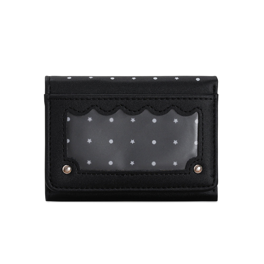 Scalloped Window Trifold Wallet - DippedShop Wholesale - #1619