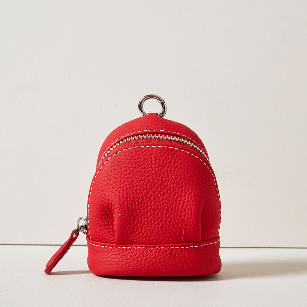 Mini Backpack Shaped Leather Coin Purse 6W10BWB304