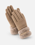 Elegant Suede Touch Screen Thicken Warm Gloves 6W6GLO78