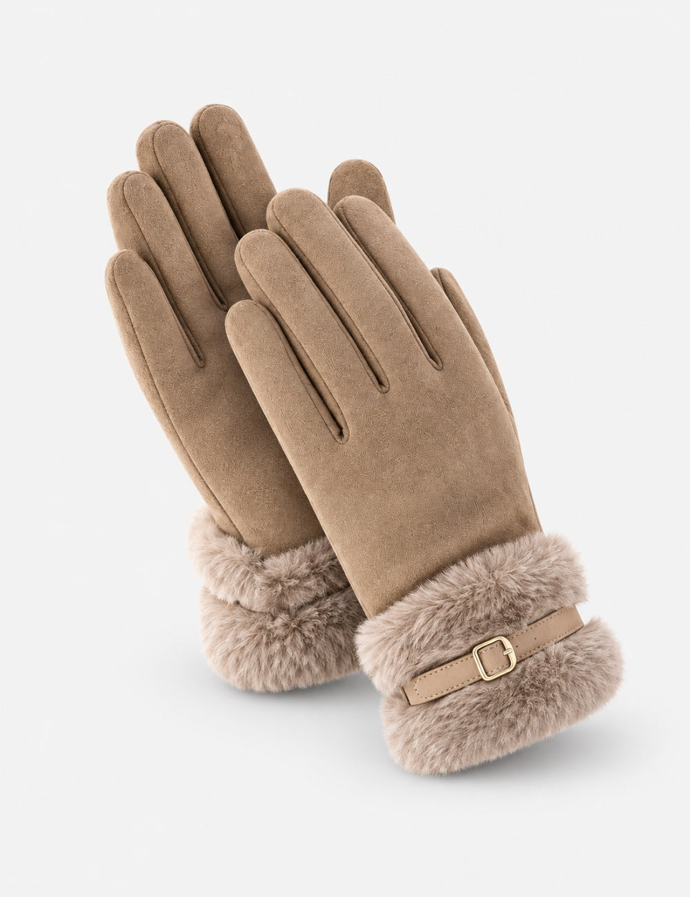 Elegant Suede Touch Screen Thicken Warm Gloves 6W6GLO78