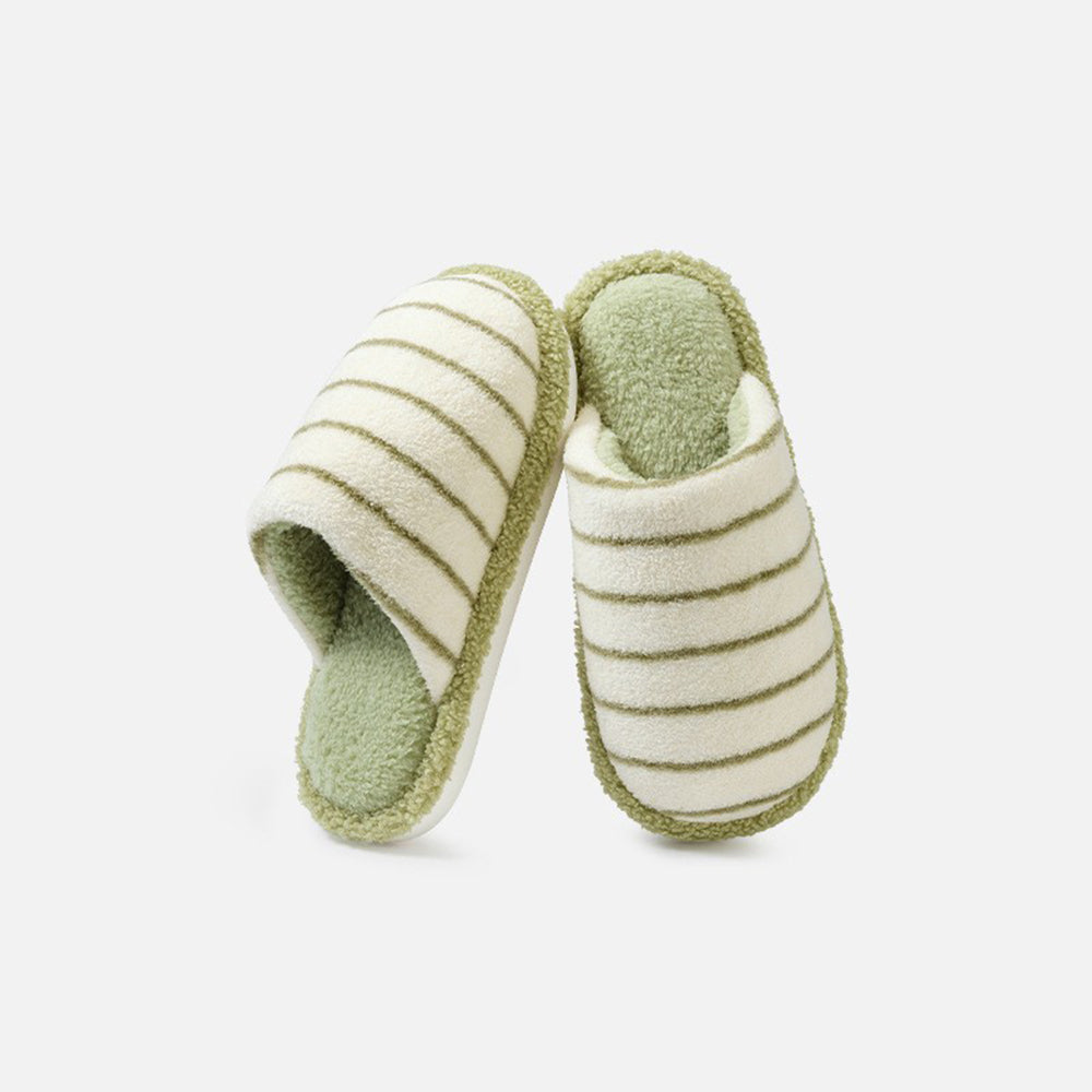 Fuzzy Plush Leopard Print Warm Indoor Slippers 6W8FSP284