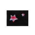 Plaid Star Patchwork Short Trifold Wallet 6W10BWB362