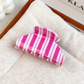 Striped Hair Claw - DippedShop Wholesale - #6867