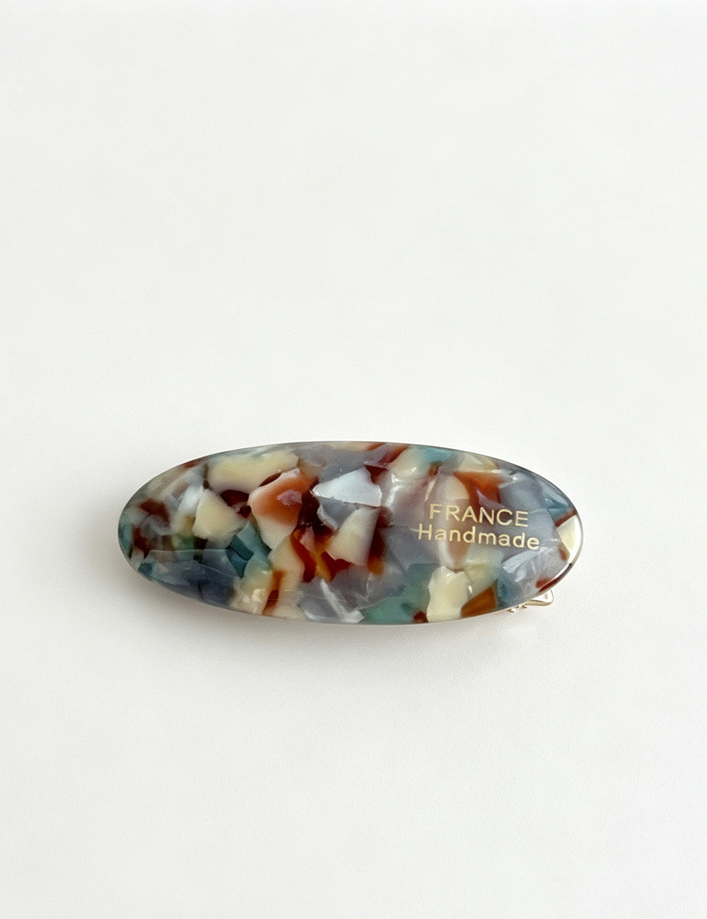 Vintage Tortoise Shell Oval Duckbill Hair Clip 6W6HCP1266