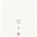 Elegant Crystal Butterfly Flower Pendant Cun Catcher 6H7HLS183