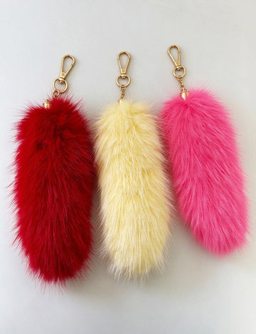 Fluffy Furry Keychain - DippedShop Wholesale - #3267