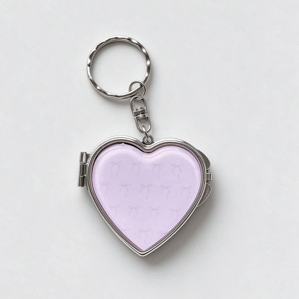 Heart Polka Dot Keychain - DippedShop Wholesale - #9667