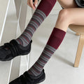 Retro Color Contrast Warm Mid-Calf Socks 6W8FSO819