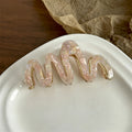 Elegant Tortoise Shell Wavy Acetate Hair Claw 6W6HCP1642